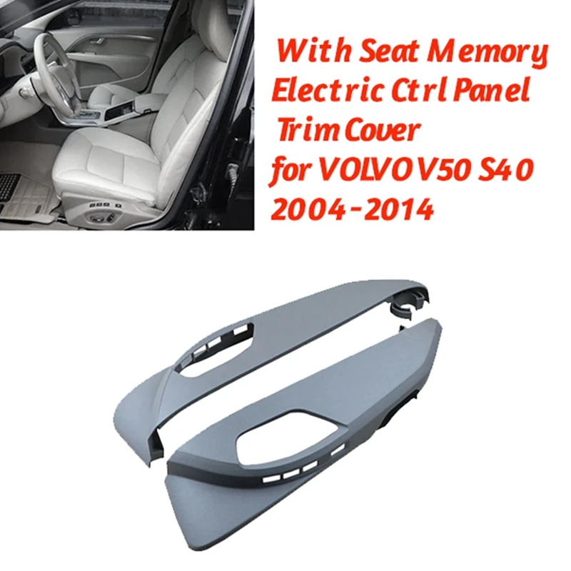 1 пара накладок на защитное сиденье автомобиля 39984374 39984370 Для Volvo S40 V50 2004-2012
