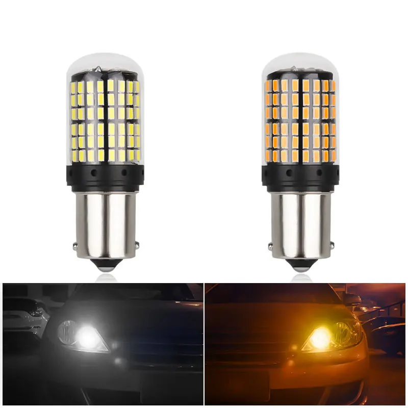 

2 шт., 1156 BA15S P21W светодиодный 1156 BAU15S PY21W 7440 W21W WY21W T20