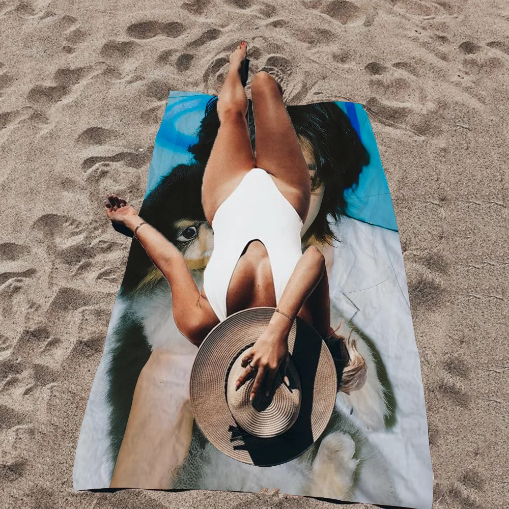 Kpop Kim Tae Hyung V Layover Пляжное Полотенце Из Микрофибры Мягкое Быстросохнущее