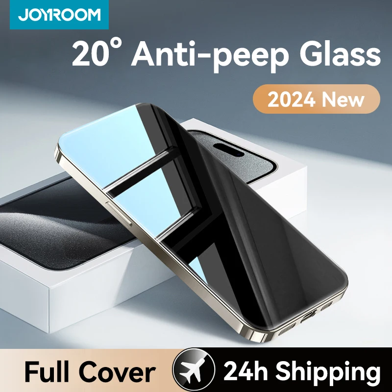 Joyroom 1/2 шт. 20 ° Антишпионское стекло для iPhone 16 15 Pro Max Стекло 14 13 12 Защитное экрана