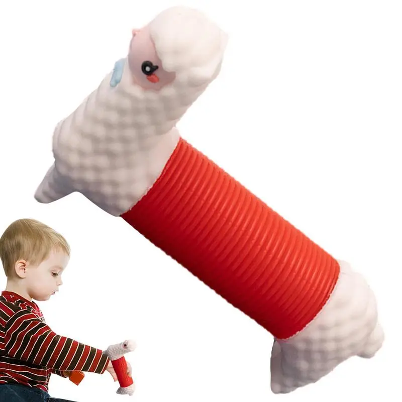 

Игрушка-пазл в виде растягивающейся трубки, новинка, игрушка для снятия стресса, развивающая мультяшная телескопическая игрушка в форме жирафа, сенсорная игрушка для малышей, детей
