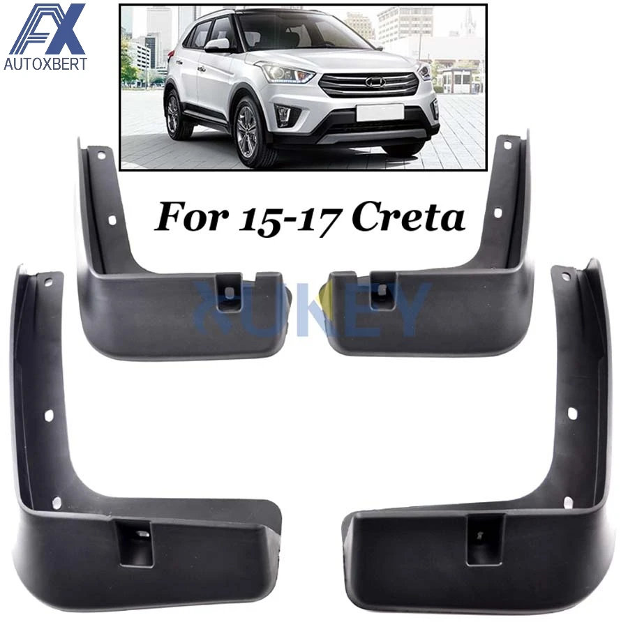 

Для Hyundai Creta ix25 2015 2016 2017 2018 2021, брызговики, брызговики, передние и задние формованные автомобильные брызговики