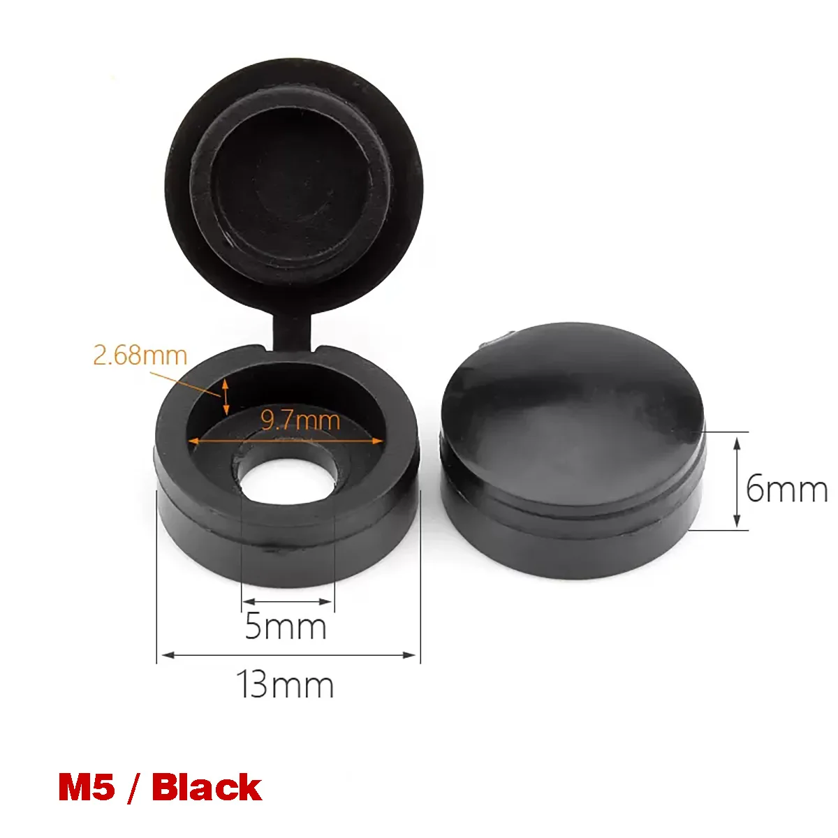 

Утолщенная декоративная крышка с винтом/Самонарезающий винт с защитным отверстием/пластиковая Встроенная крышка M4M5