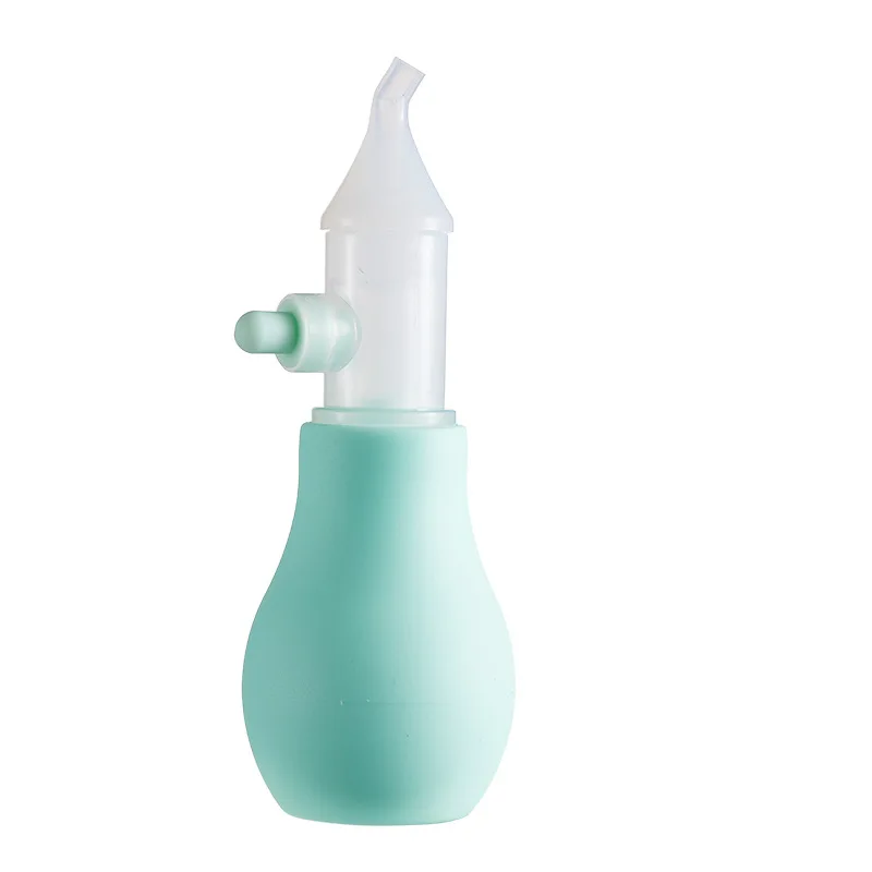 Silicone Baby Safety Nose Cleaner Vacuum Suction Children Nasal Aspirator New Baby Care Diagnostic-tool Vacuum Sucker images - 5