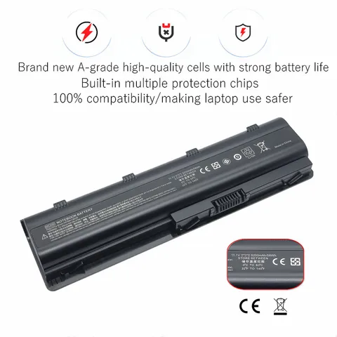 Новый аккумулятор для ноутбука HP/Compaq DM4 DM4T MU06 HSTNN-UBOW G32 G42 G42t G56 G62 G72 g4 g6 g7 CQ32 CQ42 CQ56 CQ62 CQ72 CQ57 CQ58