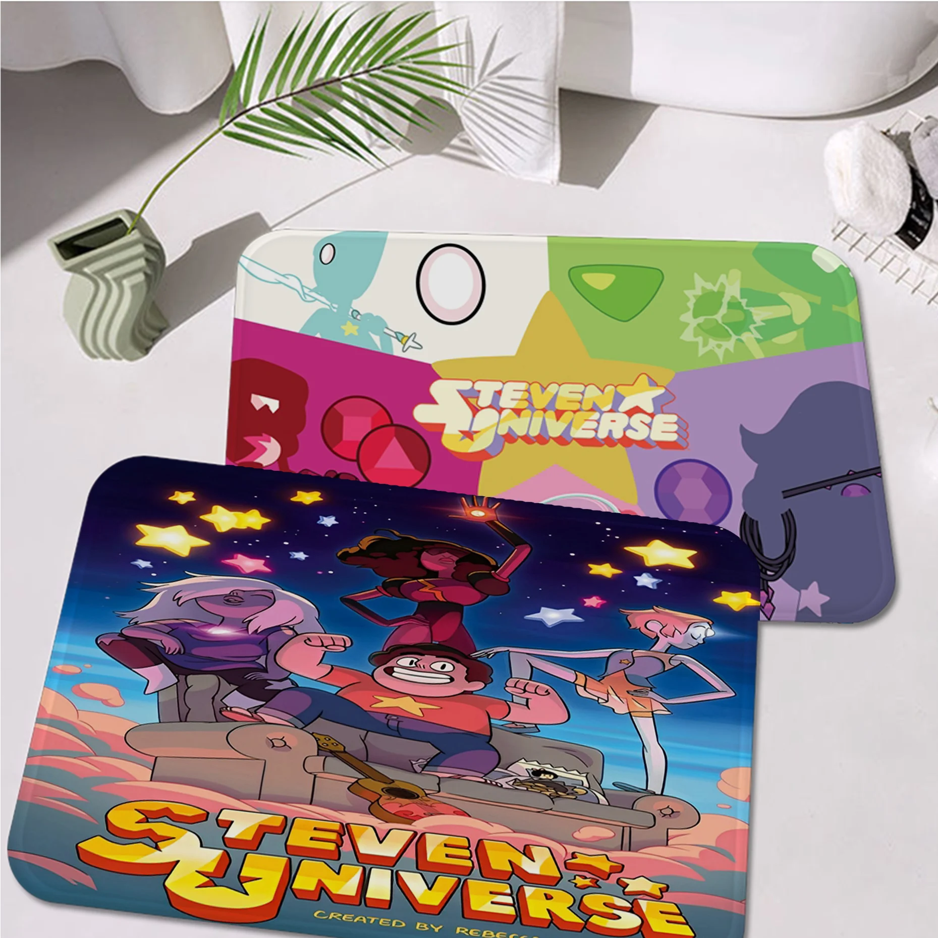 

Cartoon Steven Universe Floor Mat Room Mats Cheaper Anti-slip Modern Living Room Balcony Printed Modern Home Decor