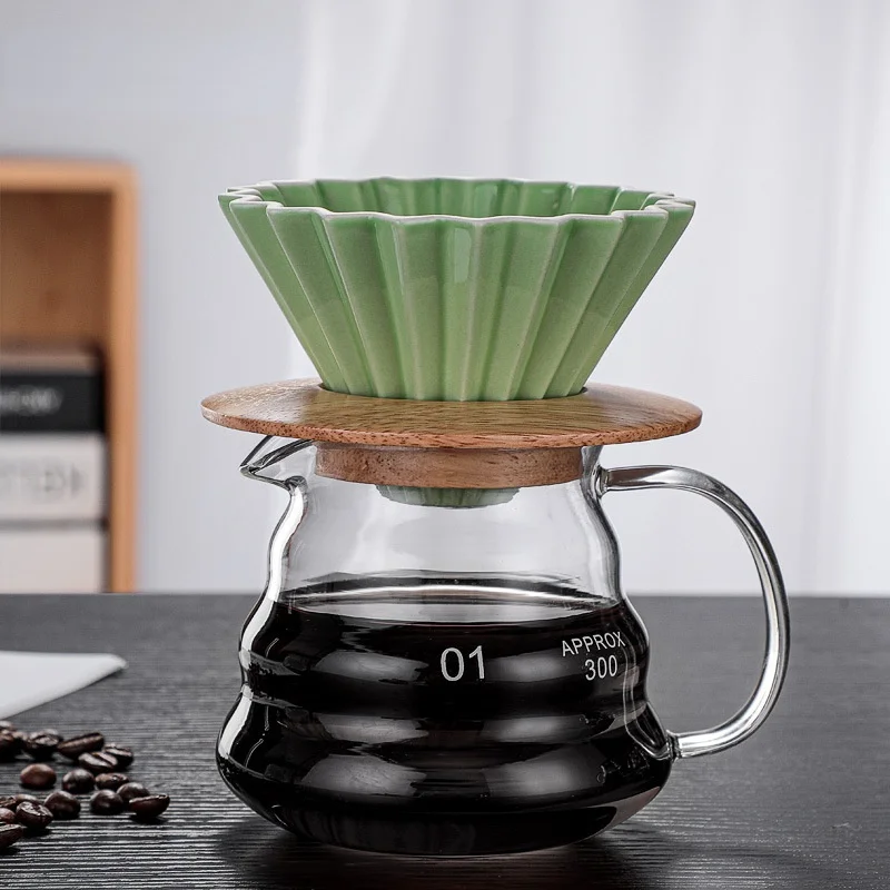 Espresso  V60 Coffee Filter Cup Cloud Pot Coffee Coffeepot M