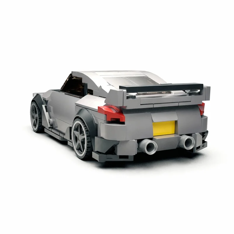 Фото 336 деталей MOC DK S Veilside Street Racing Car 350z, модель из строительных блоков, декор для дома, украшение для стола, полки, подарок для взрослых №3