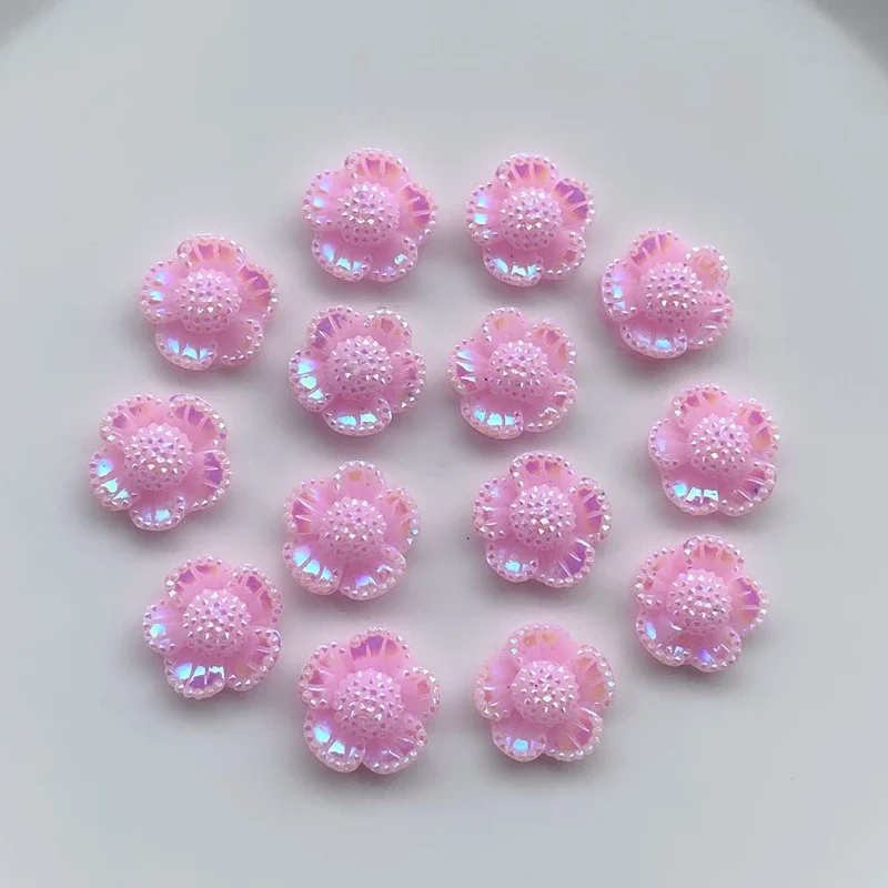 12 мм AB блестящий цветок стразы с плоской задней стороной альбом для скрапбукинга