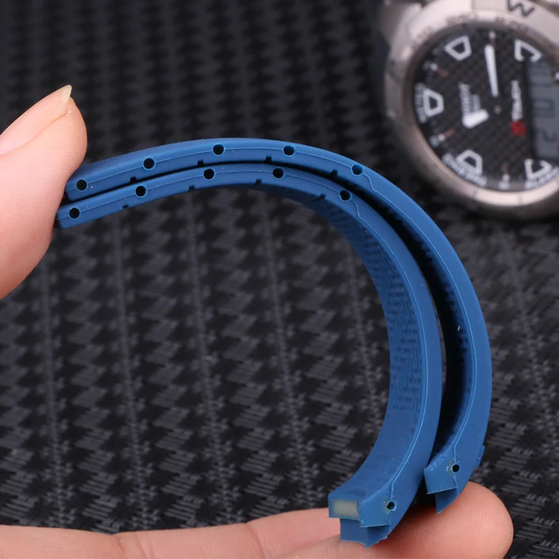 Rubber silicone strap For Tissot 1853 Tengzhi T-Touch original T013 rubber watch band T047T081T33 silicone watch band