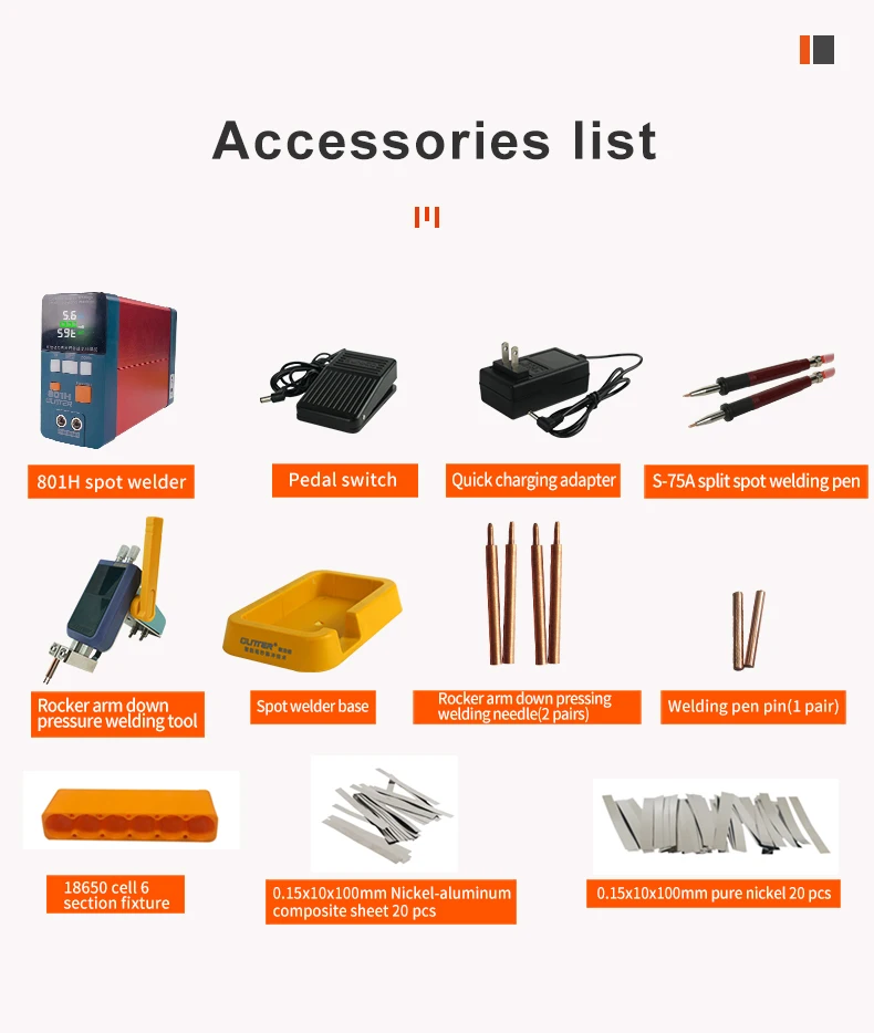 801H Аппарат для точечной сварки 21 кВт 3500 А импульсный сварочный аппарат стыковой