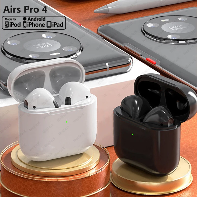 

Original Air Pro 4 TWS Bluetooth Earphone Wireless Headphones Pods Earbuds Handfree Headset For Xiaomi Apple iPhone Earphones