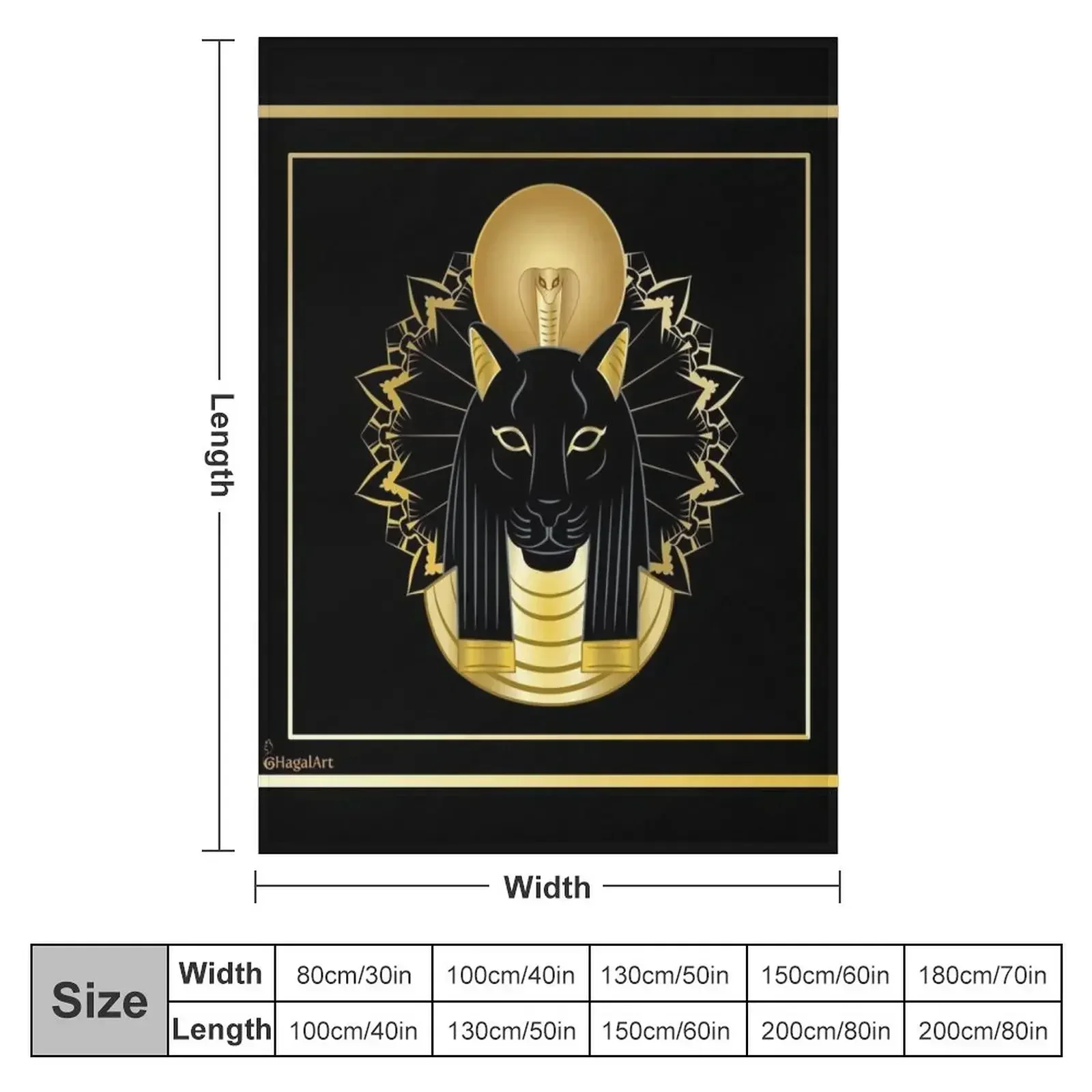 Одеяло Египетская богиня Sekhmet детское винтажное одеяло для малышей