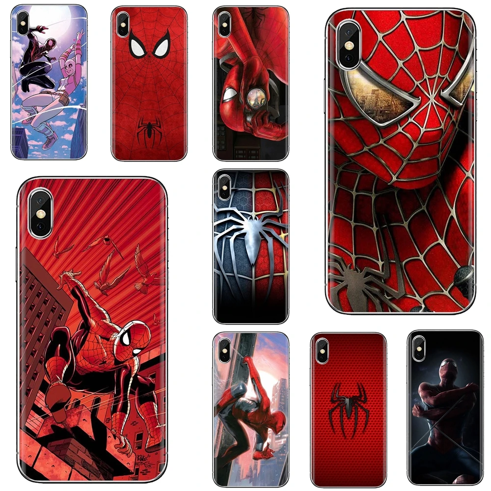 

Spiderman Spider Man Marvel Venom For iPhone 10 11 12 13 Mini Pro 4S 5S SE 5C 6 6S 7 8 X XR XS Plus Max 2020 Soft Skin Case