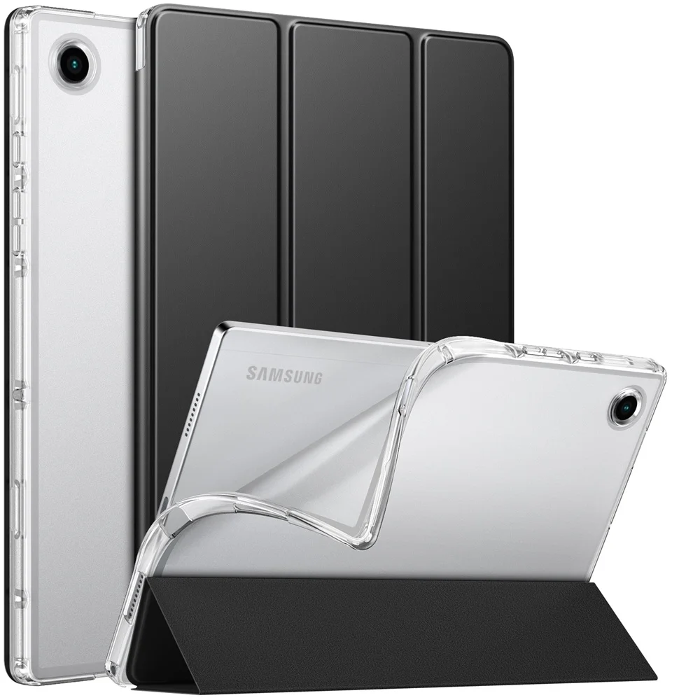 

Чехол для Samsung Galaxy Tab A8 10,5 дюйма 2022 дюйма (фотосессия/фото), тонкий легкий Чехол тройного сложения из мягкого ТПУ с подставкой