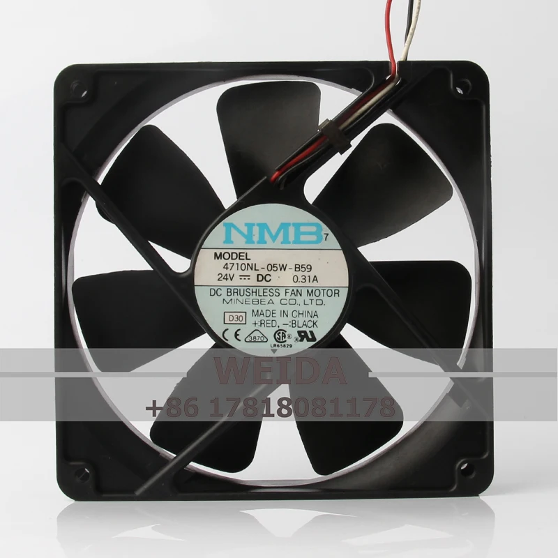 4710NL-05W-B59 чехол вентилятор для NMB 24V 0.31A 120*120*25 мм инверторный бесшумный вентилятор охлаждения