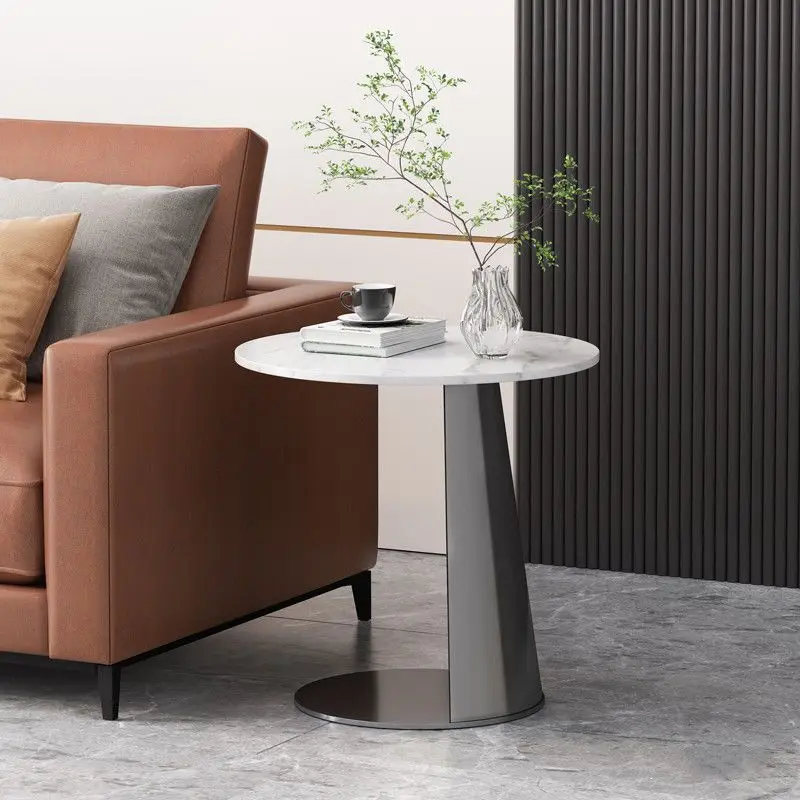 

Round Sofa Side Entrance Slate Table Modern 2022 New Living Room Small Cabinet Japanese Nordic Bedside Mesa Noche Furniture