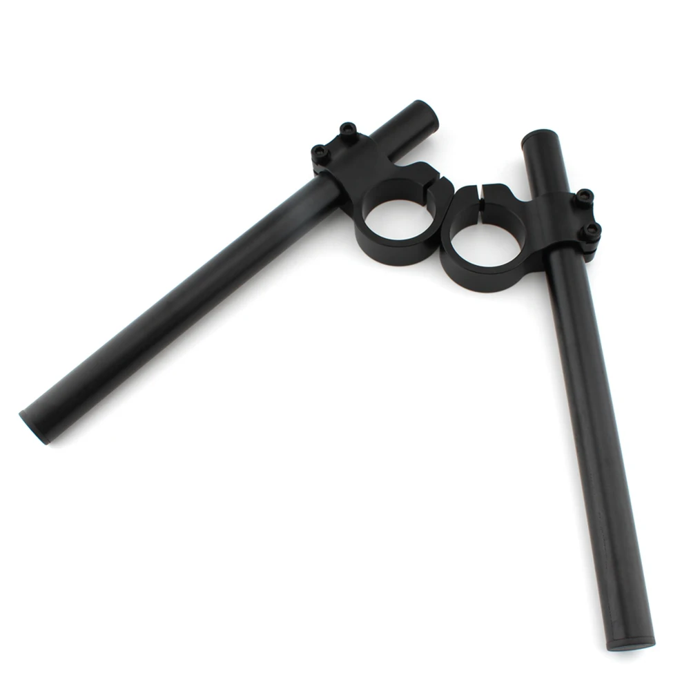 1 пара черных мотоциклетных зажимов с ЧПУ высоким подъемом универсальная версия