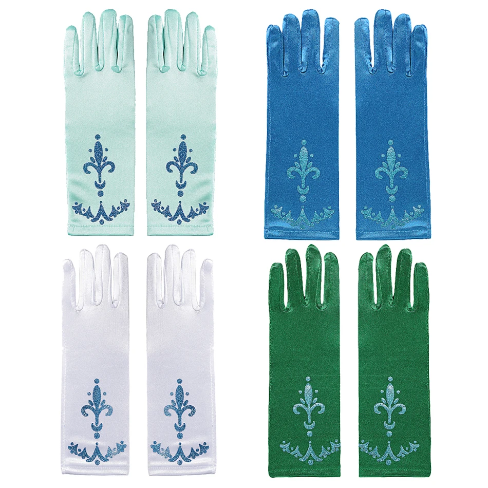 Женские Оригинальные перчатки парчовые рукавицы с длинными пальцами 24 см одежда