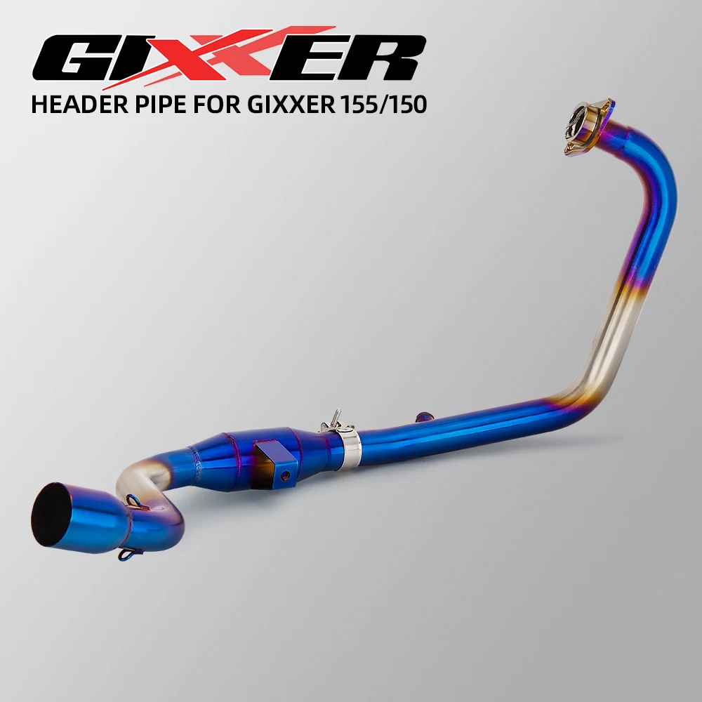 Для SUZUKI GIXXER155 GIXXER 155 150 SF155 выхлопная система мотоцикла модифицированная передняя