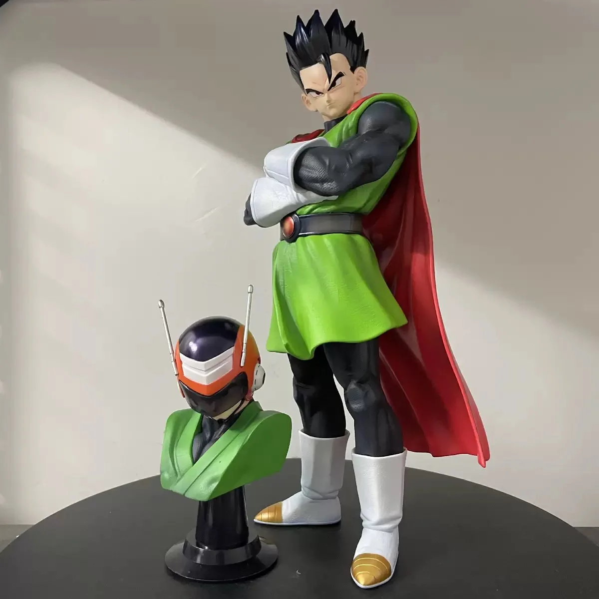 Фото Dragon Ball Z Son Gohan Фигурка Replaceab Heads Super Saiyan ПВХ Фигурки Великая коллекция статуй Сайямана Модель игрушки Подарки №1