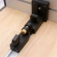 woodworking t shaped rail groove sliding bracket rail stopper miter gauge and fence connector accessories woodworking tools
