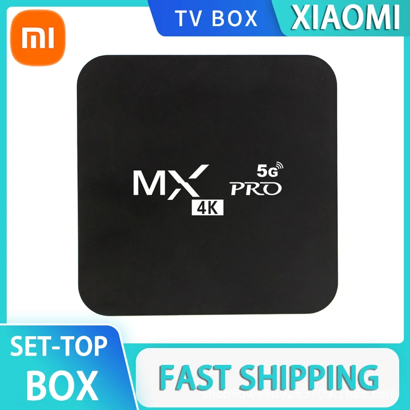 

Xiaomi Smart TV Box Android 10.0 MXQ PRO 4K Allwinner H3 1G 8G 3D 2.4G WIFI Google Play Youtube Media Player Fast Set-Top TV Box