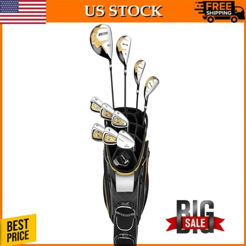

Graphite Spalding Molitor Men's Golf Set Right Handed, Silver 8.5 Degrees