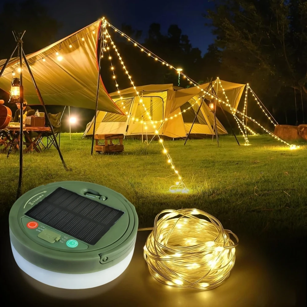 

Солнечные кемпинговые гирлянды ZPAA 10 метров