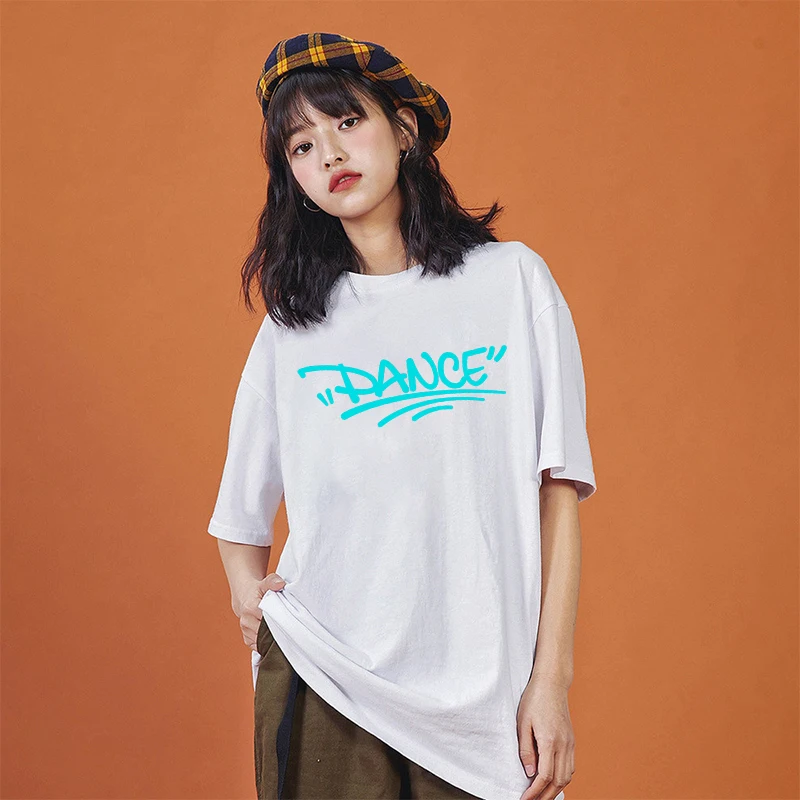 

Футболка женская с коротким рукавом и принтом в Корейском стиле