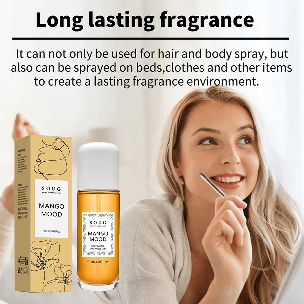 Date Perfume 90 мл Женский парфюмерный спрей с фруктами и растениями Эссенция Легкий