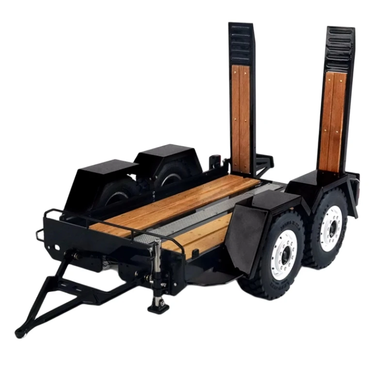 

Полный прицеп Lesu, комплект трактора для масштаба 1:14, радиоуправляемые игрушки, детали для грузовика Bobcat Tamiya