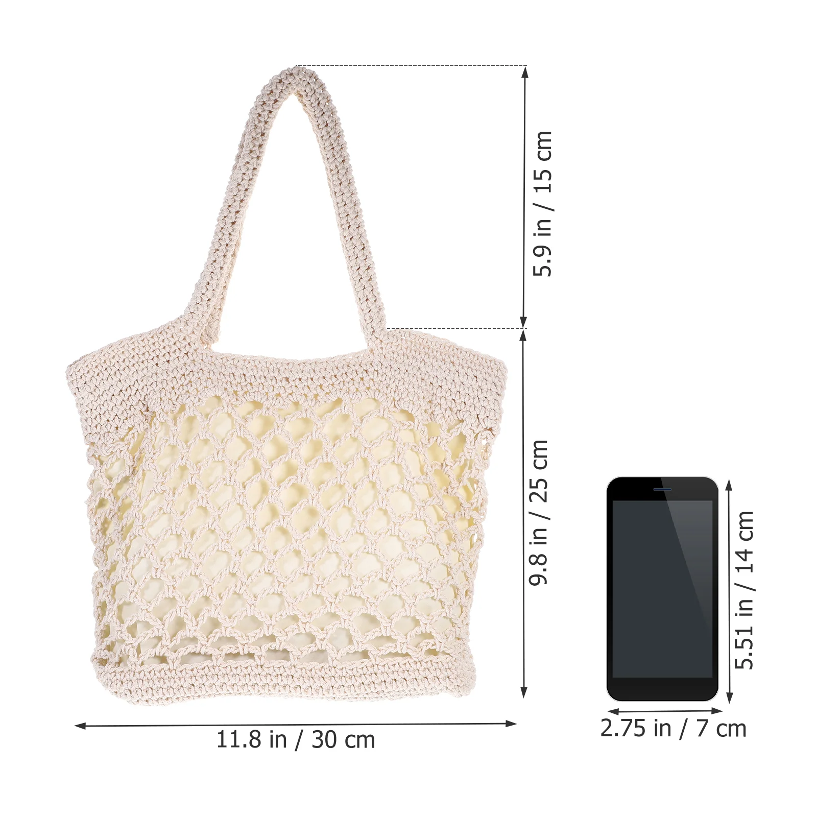 Bagshoulder Beach Bags Wovenstraw Tote Summer Crochetcotton Handbags Handbag Crossbody Messenger Shopping Hobos Crocheted Purses