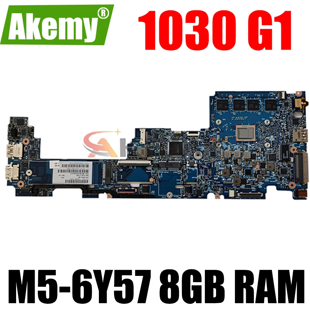 

Материнская плата для ноутбука HP EliteBook 1030 G1, материнская плата Core M5-6Y57 8 Гб RAM DDR3 6050A2736001, материнская плата
