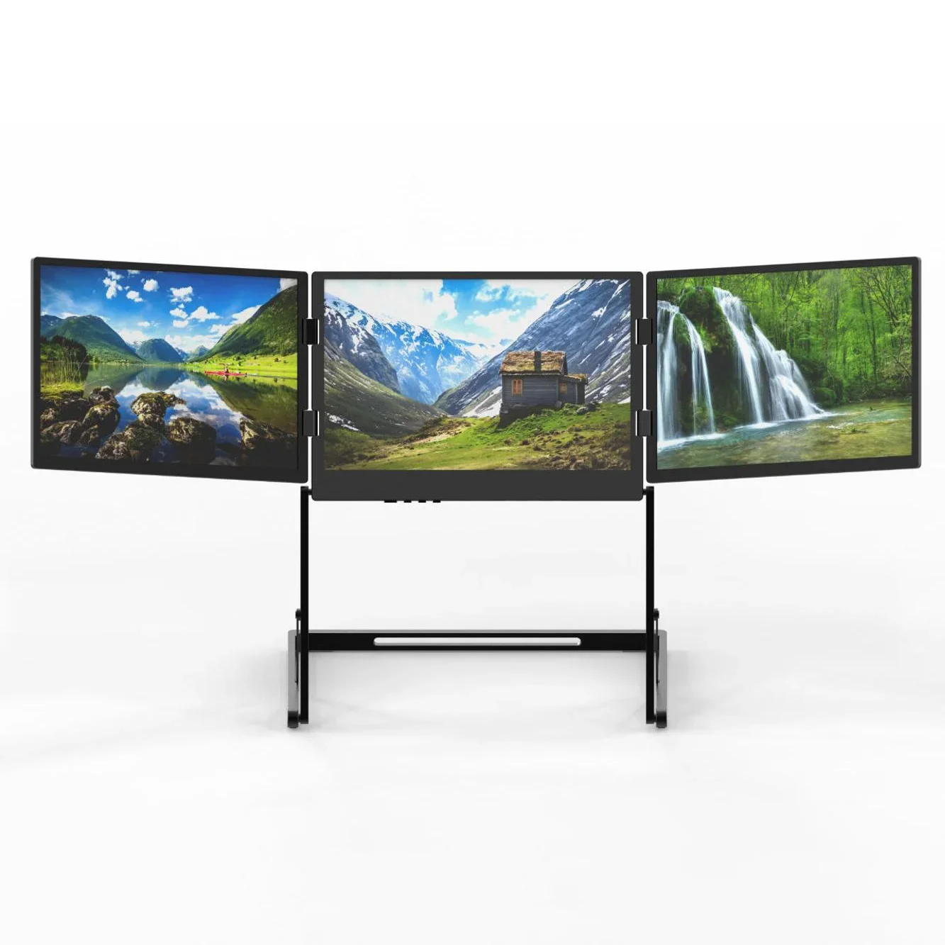 Фото Монитор Triple Screen TriCreate Lite 14-дюймовый четырехэкранный удлинитель IPS Type-C Соединение Складные Moniteurs De Jeu №4