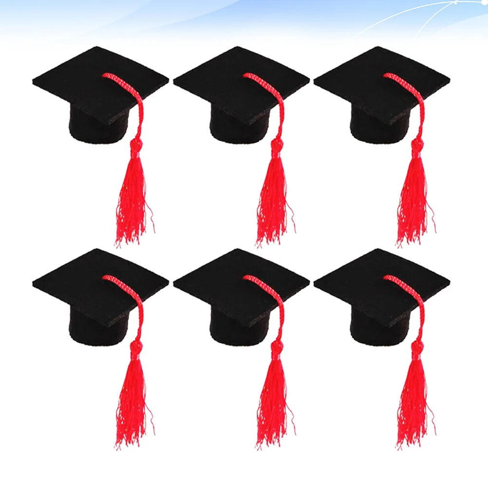 

Graduation Cap Mini Bottledoctoral Capscover Hat Grad Topper Decorations Crafts Bottles Tassel 2022Graduation Cake Party Shrink
