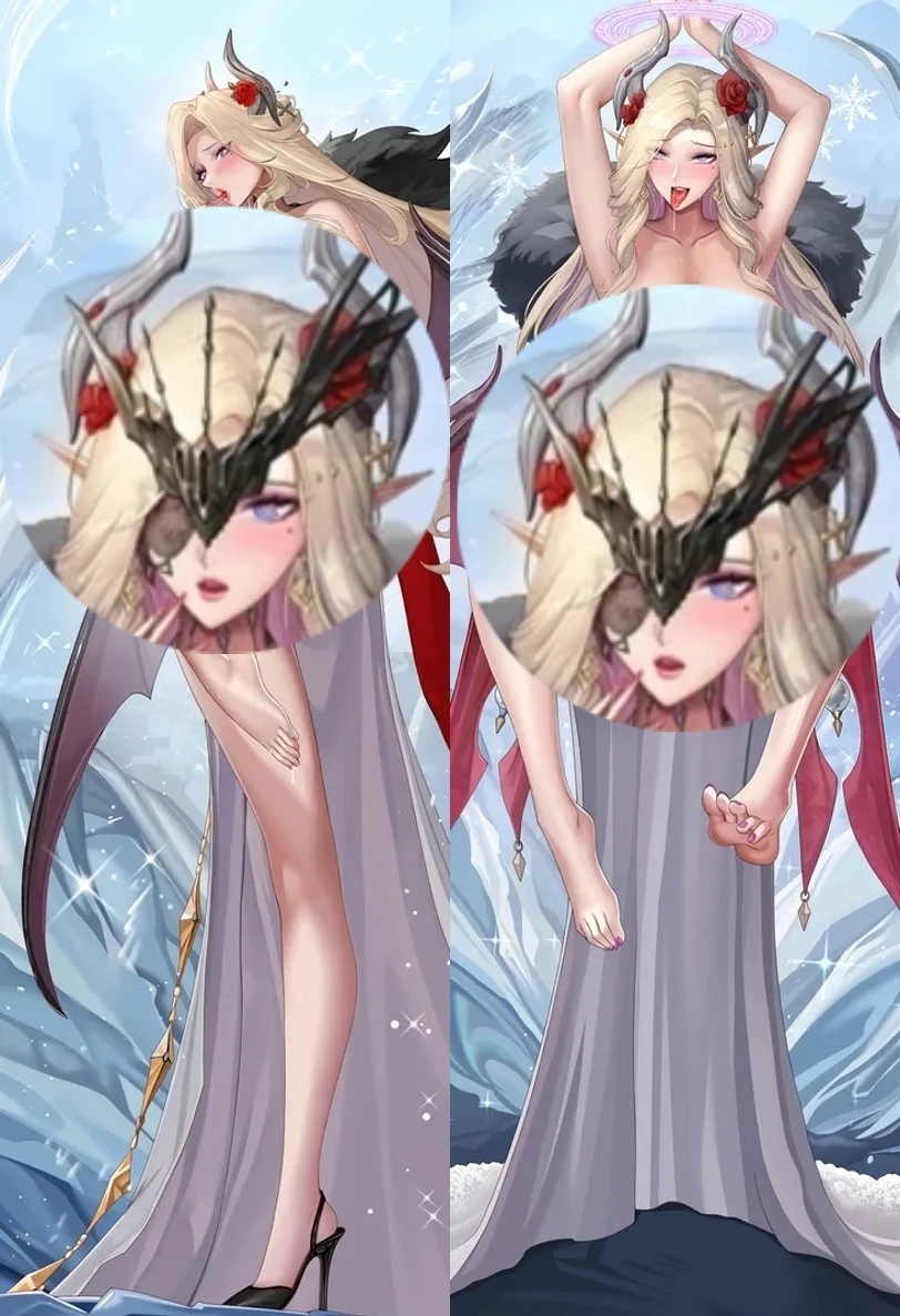 Аниме игра The Fair Lady La Signora Rosalyne-Kruzchka Lohefalter Crimson Witch Косплей Dakimakura наволочка