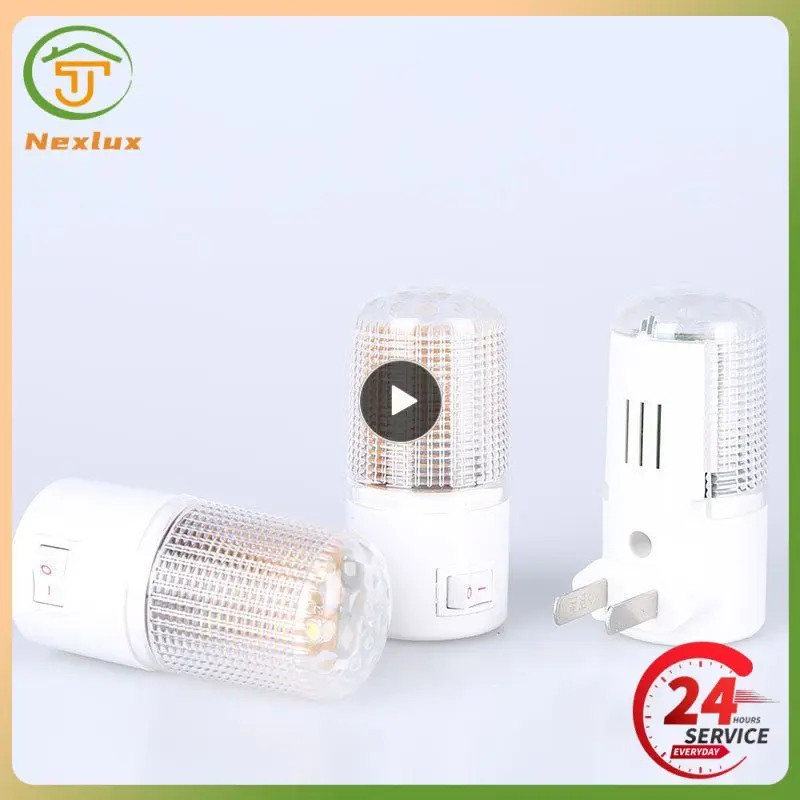 

1~10PCS Bedside Lamp Household Lighting Home Lighting Emergency Light Energy-efficient Wall Mounted Eu Plug Led Night Light