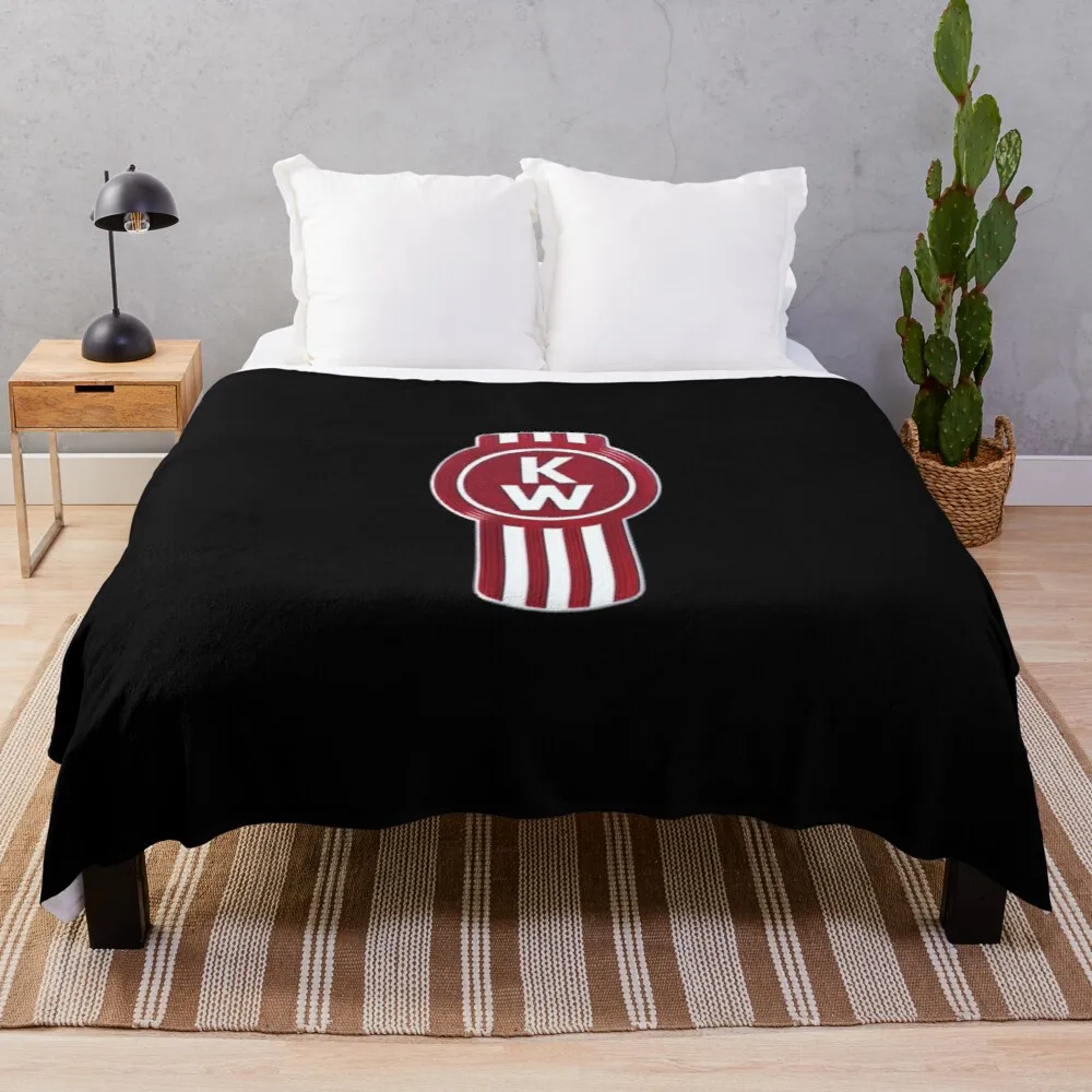 

TRUCK-KENWORTH LOGO Throw Blanket Flannel