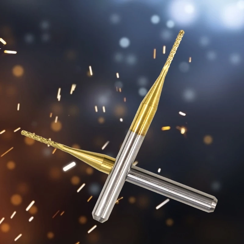 

Концевая фреза F1CD, Гравировальный фрезерный резак, хвостовик 1/8 дюйма, фреза PCB, Концевая фреза 0,6-2 мм, микро-концевая фреза, гравировальное долото