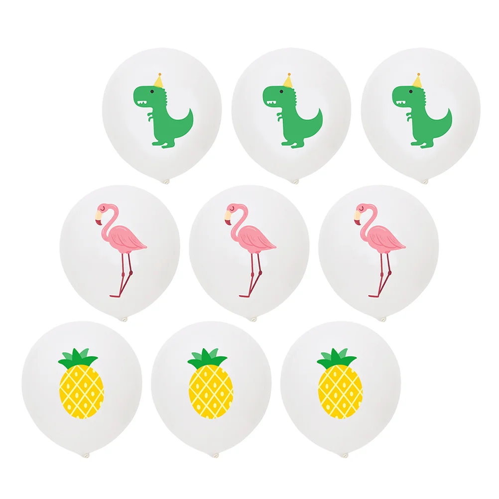 

30 шт., латексные воздушные шары в виде ананаса