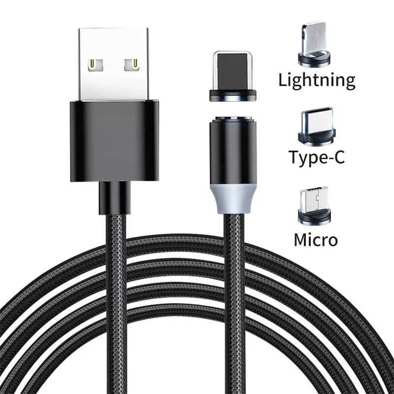 

Кабель USB Type C/Micro USB/Lighting для быстрой зарядки