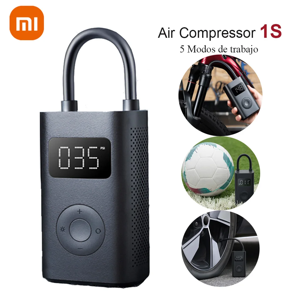 Портативный Умный Цифровой датчик давления в шинах Xiaomi Mijia 1S электрический насос