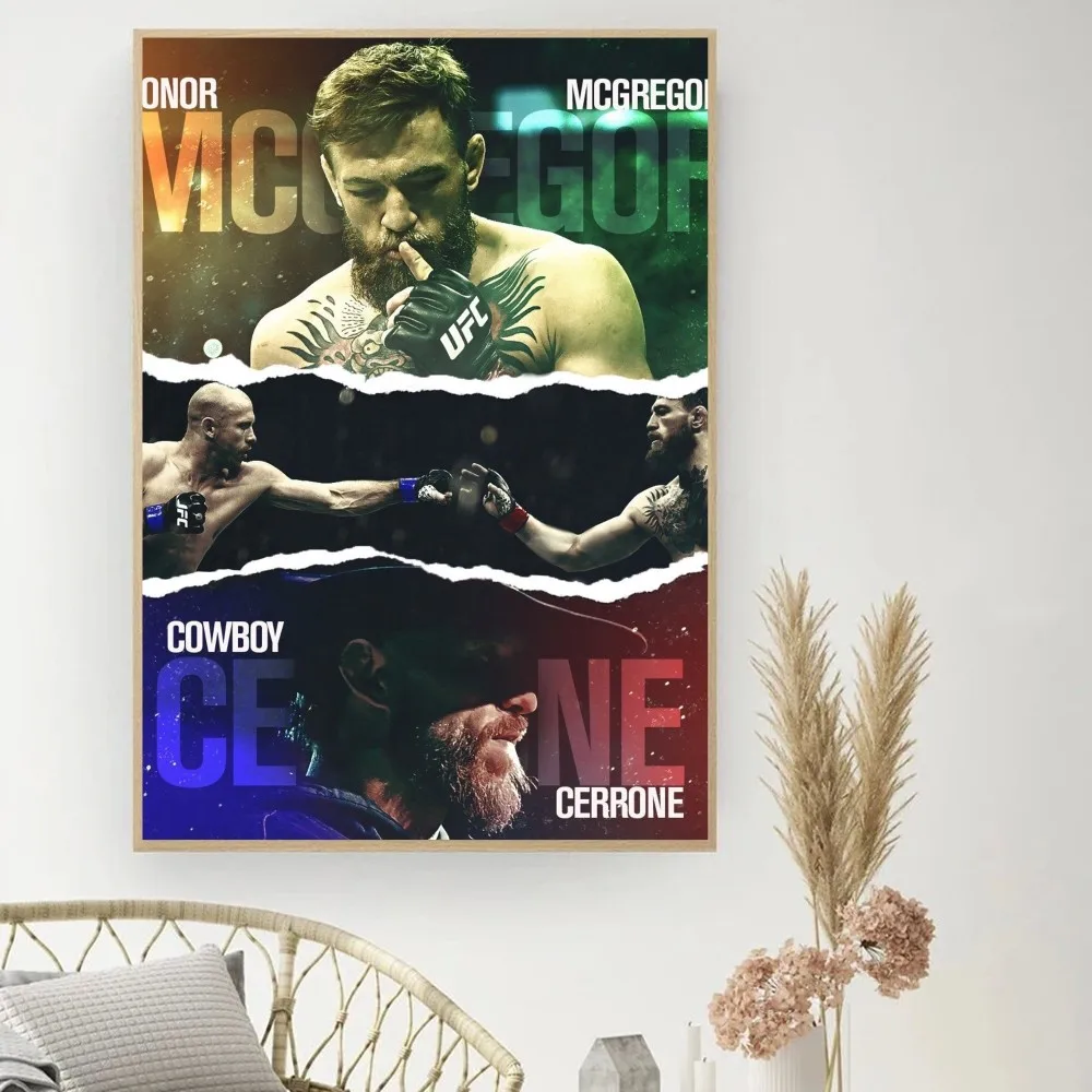 C-Conor Boxing M-McGregor постер DIY винтажный с фильмом настенная живопись учебные наклейки
