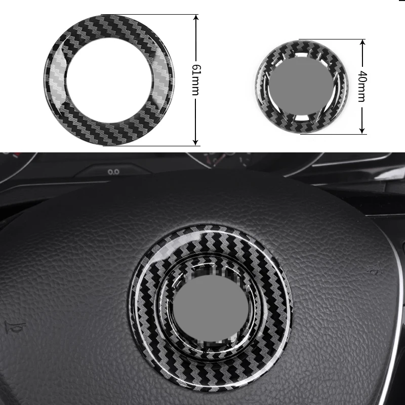 

Car Steering wheel Center Badge Emblem Logo Decal Sticker Decoration for Volkswagen VW Golf Polo Jetta Mk6 Tiguan Passat Emblem