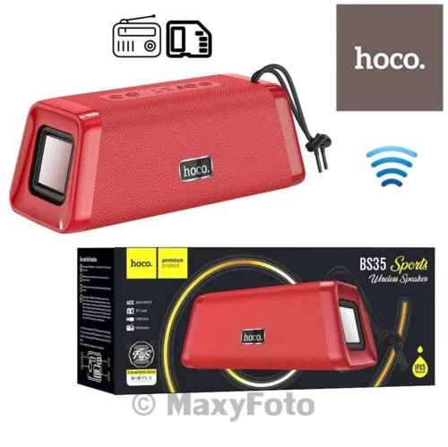 

HOCO Premium Cash Bluetooth 5.0 Sport bs35 Dual speacker ipx5 Red 78cdb5a