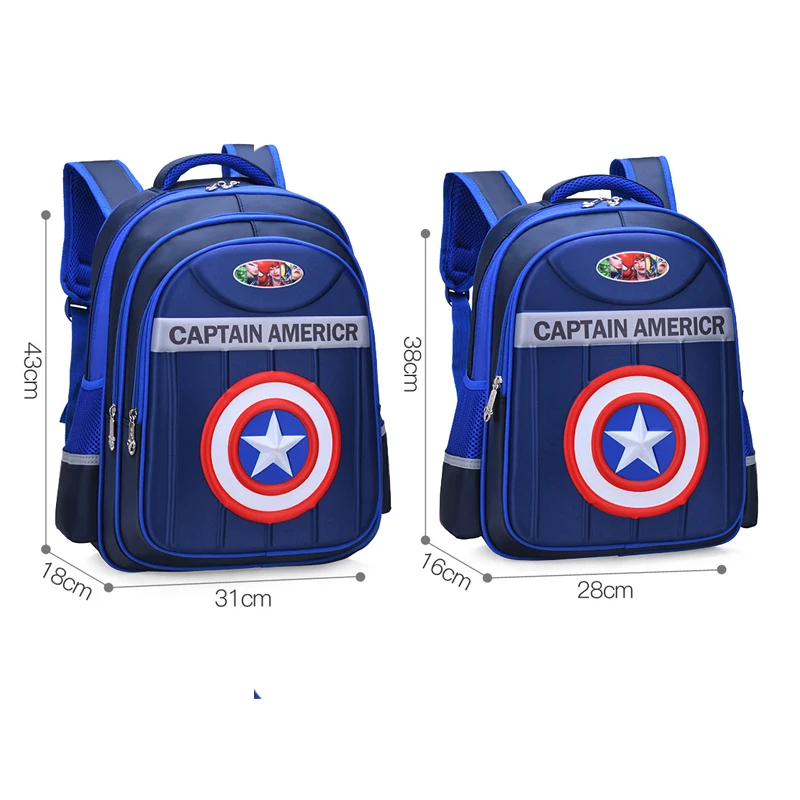 schoolbag Primary School Children Boy Cartoon 3D Backpack Grades 1, 2, 3 to 6, Ultralight Children's Backpack