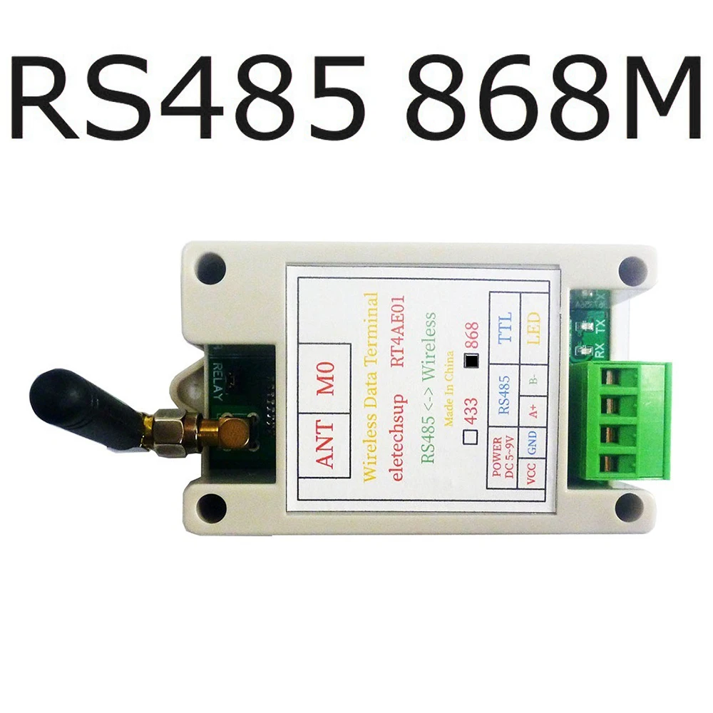 

RS485 RS232 USB Wireless Transceiver 20DBM VHF/UHF Radio Modem 1200-1200 Baud Rate 433M 868M Transmitter and Receiver Board