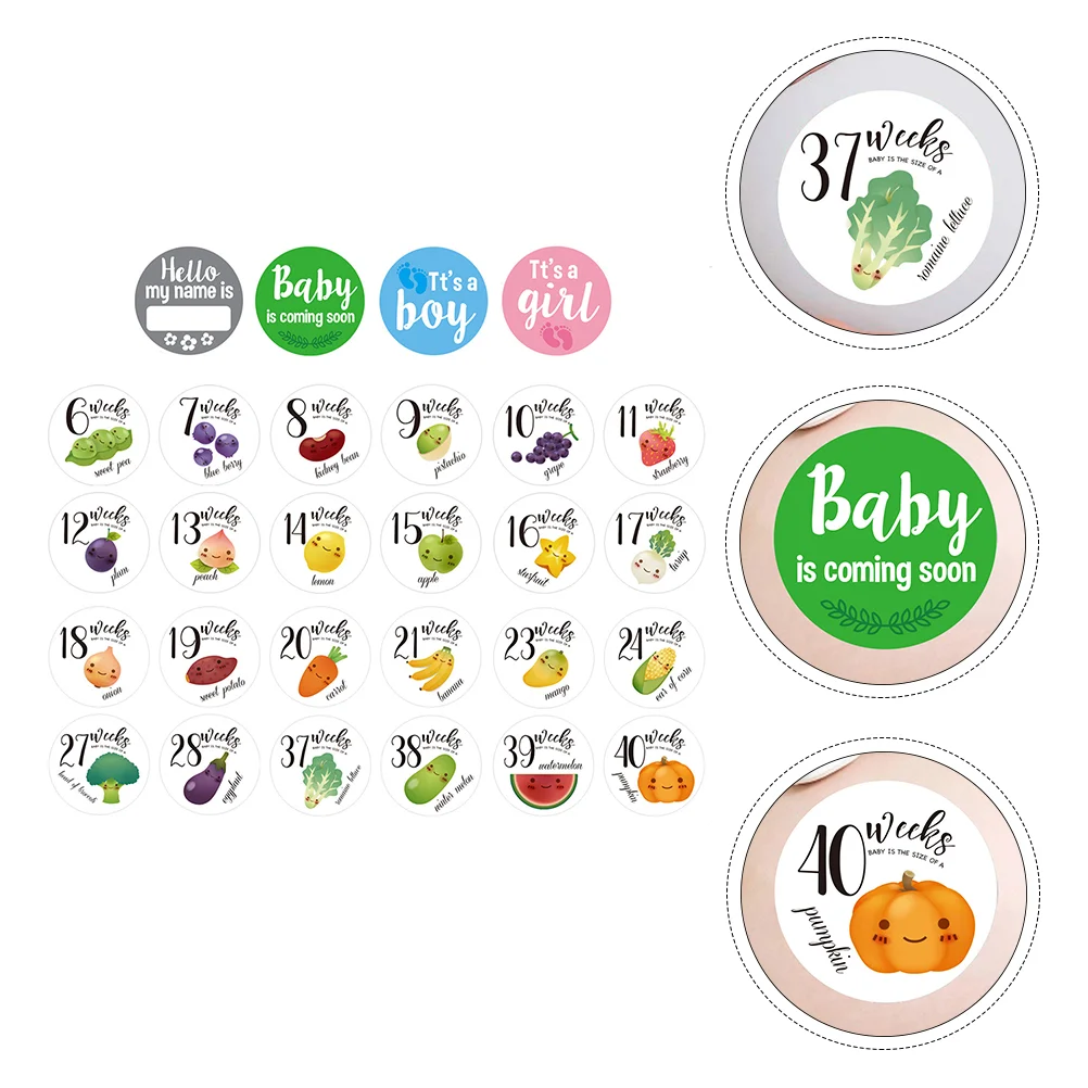 

28 шт., наклейки на живот для беременных