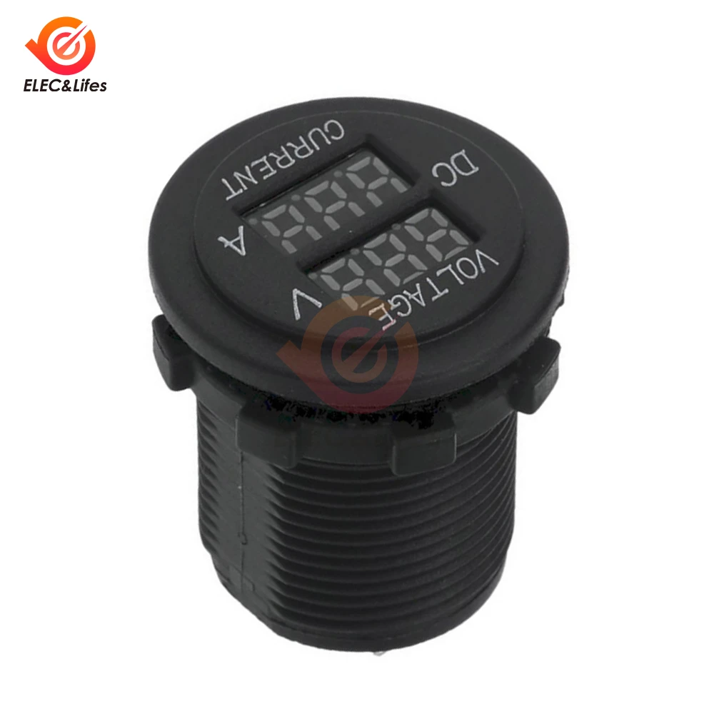 Цифровой вольтметр постоянного тока 12-24 В 10 А амперметр высокоточный измеритель